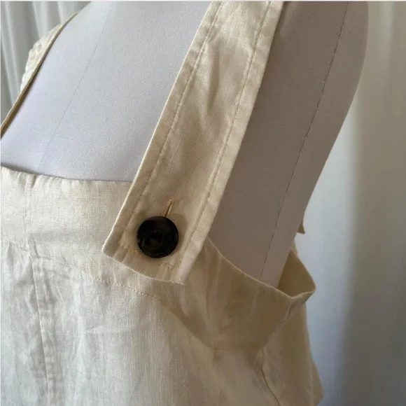 NWT Everlane Apron Linen Tank size 8. - Picture 8 of 8